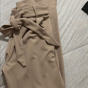 Slim fitting soft tied pants new w tags